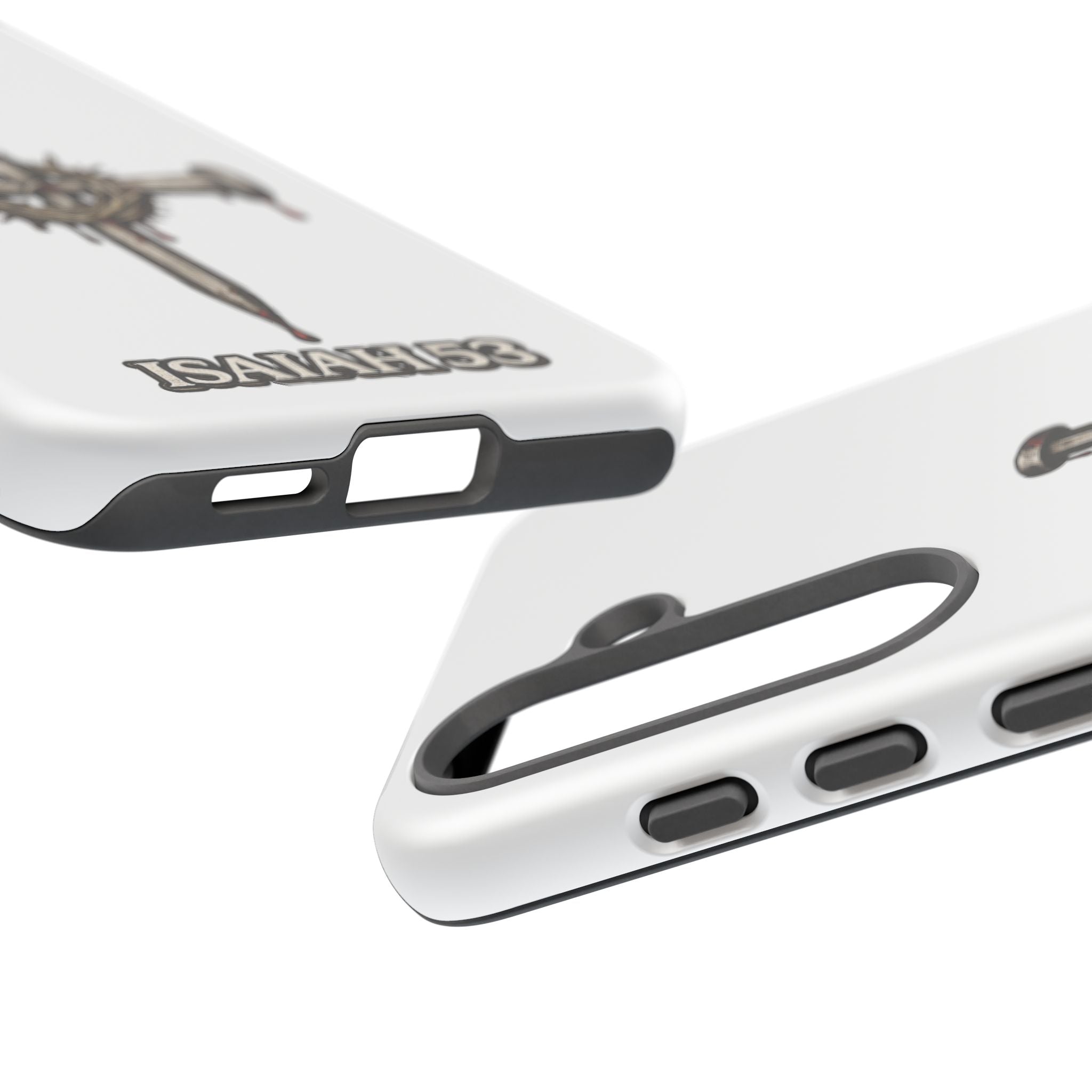 Isaiah 53 Cross Phone Case – Christian Faith Tough Phone Cover