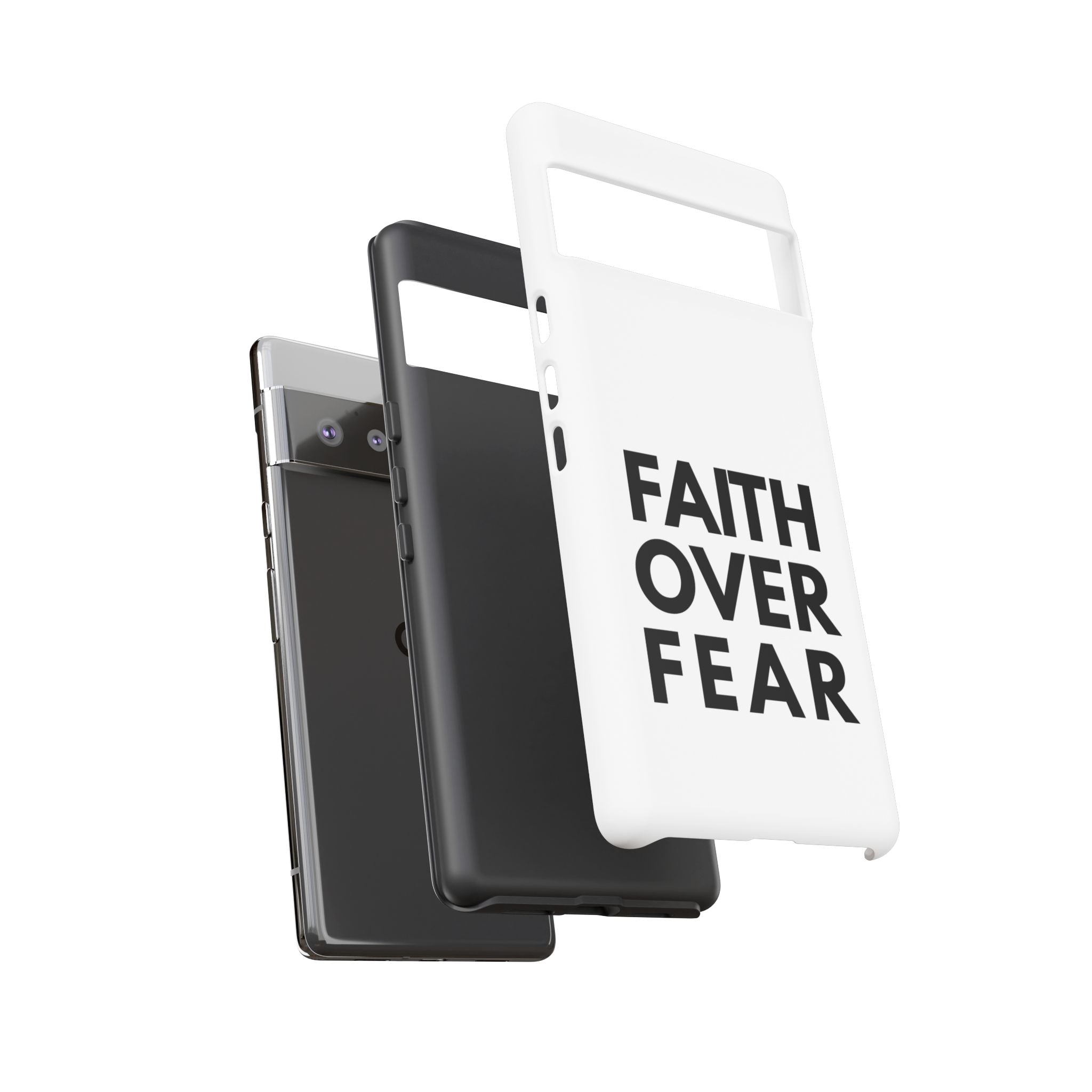 Faith Over Fear Phone Case — Inspirational Christian Protective Cover