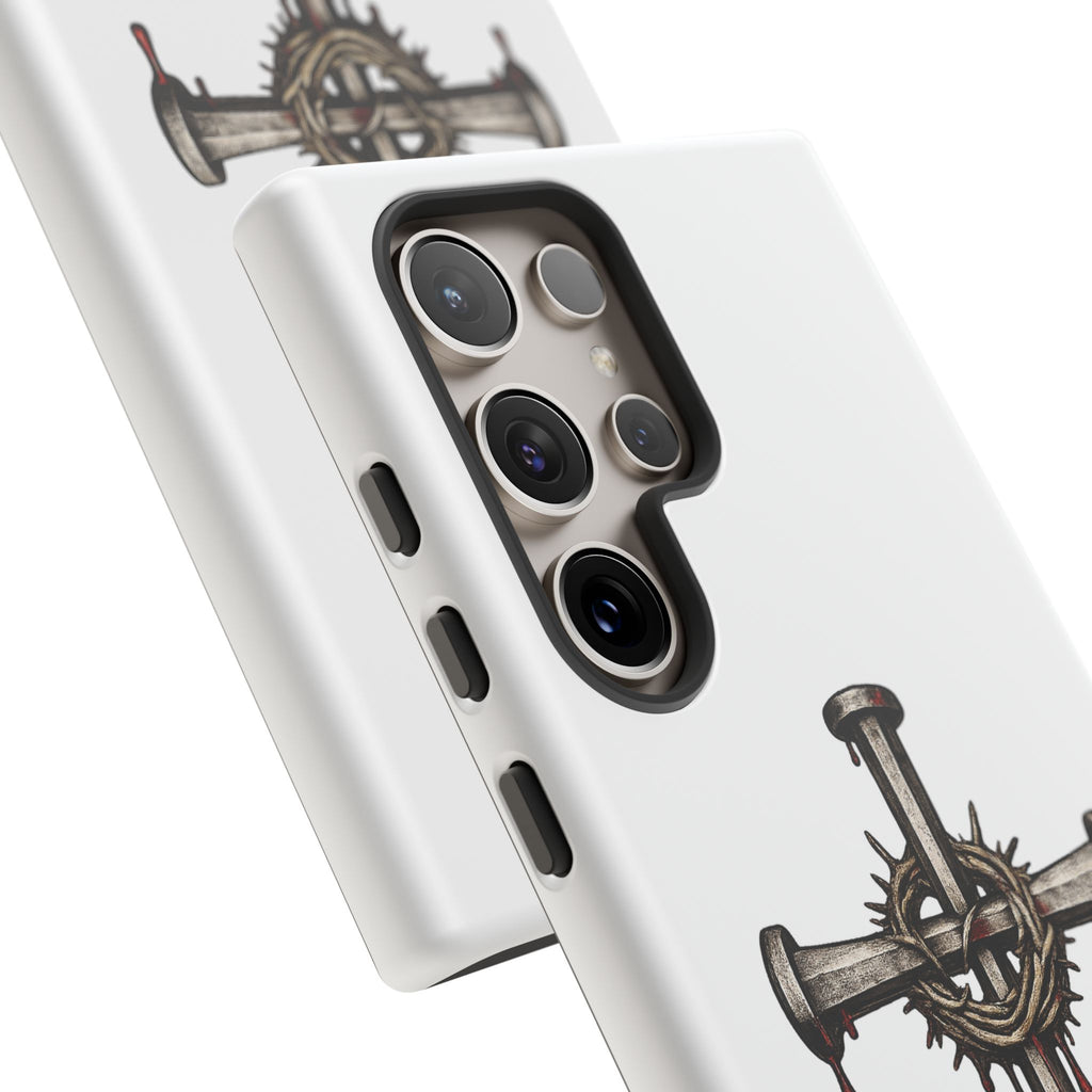 Isaiah 53 Cross Phone Case – Christian Faith Tough Phone Cover