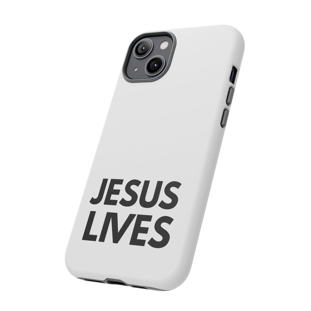 Jesus Lives Phone Case — Christian Faith Protective Phone Cover