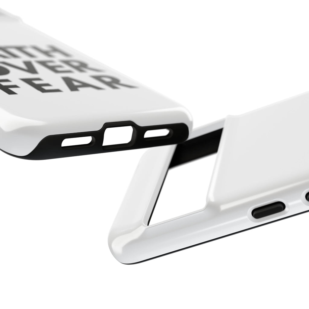 Faith Over Fear Phone Case — Inspirational Christian Protective Cover