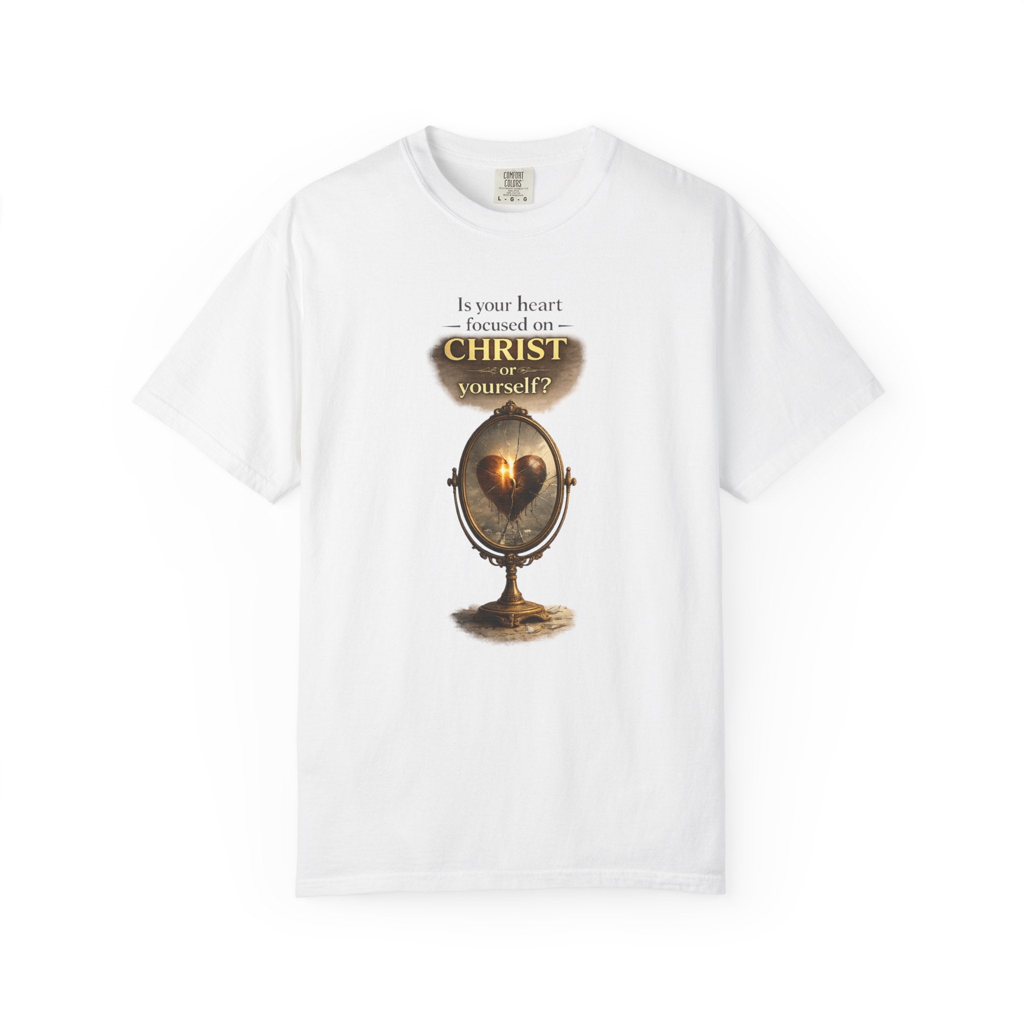 Christian Mirror T-Shirt — "Be Christ Yourself" Inspirational Faith Tee
