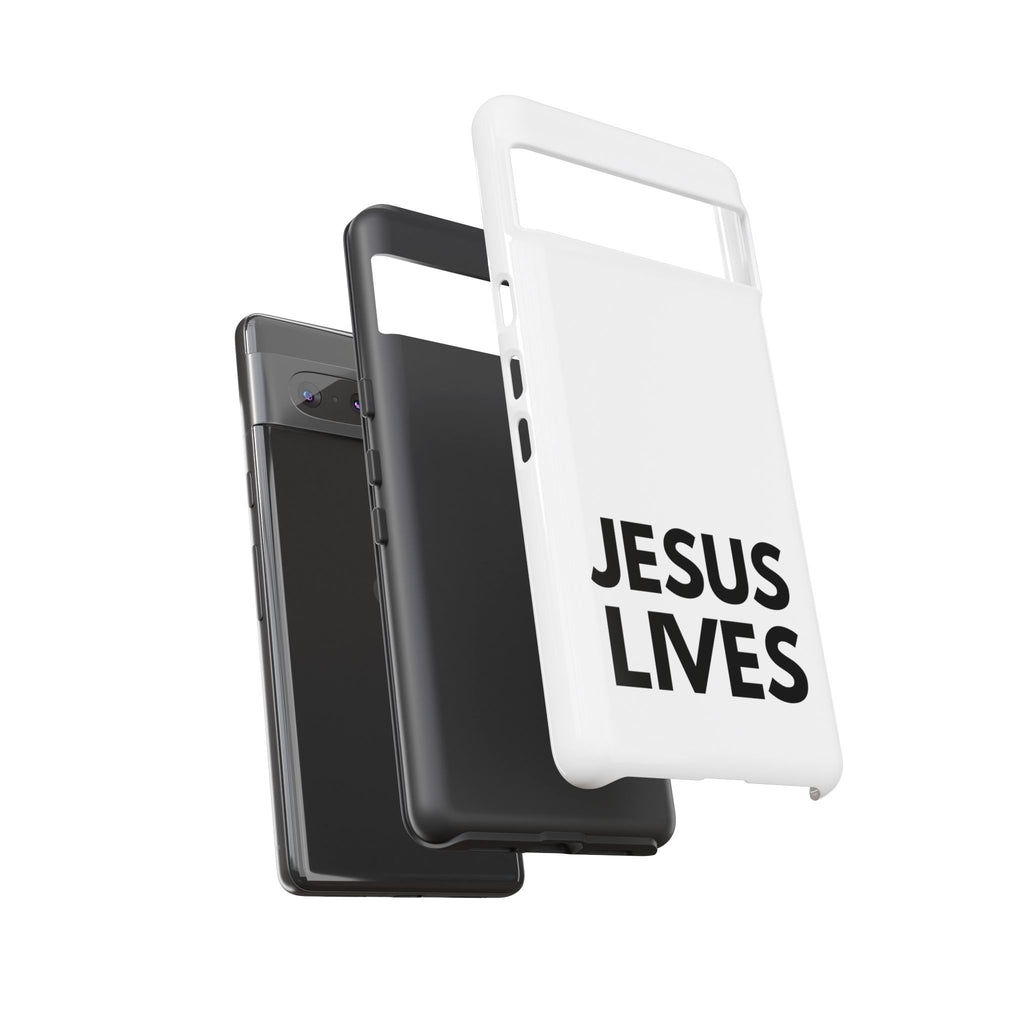 Jesus Lives Phone Case — Christian Faith Protective Phone Cover