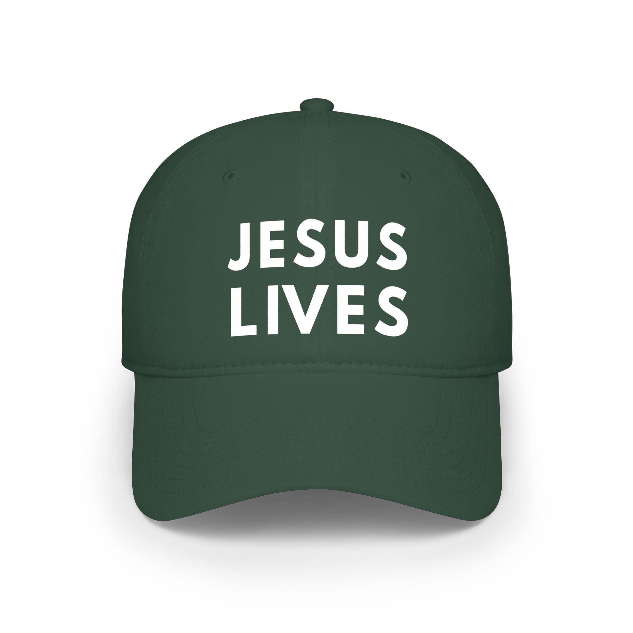 Jesus Lives Baseball Cap — Christian Faith Low Profile Hat