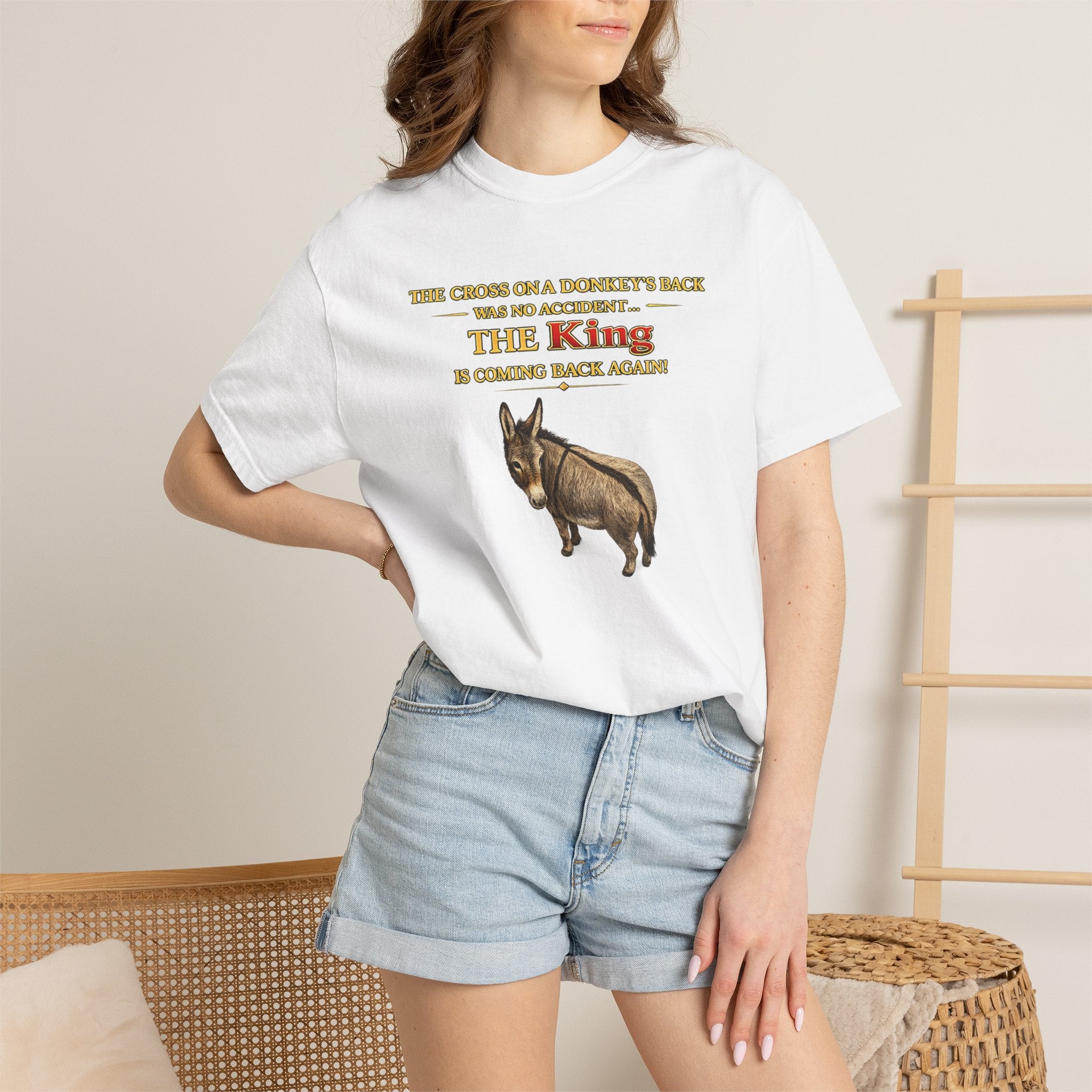 Donkey King T-Shirt — "The King" Vintage Donkey Graphic Tee