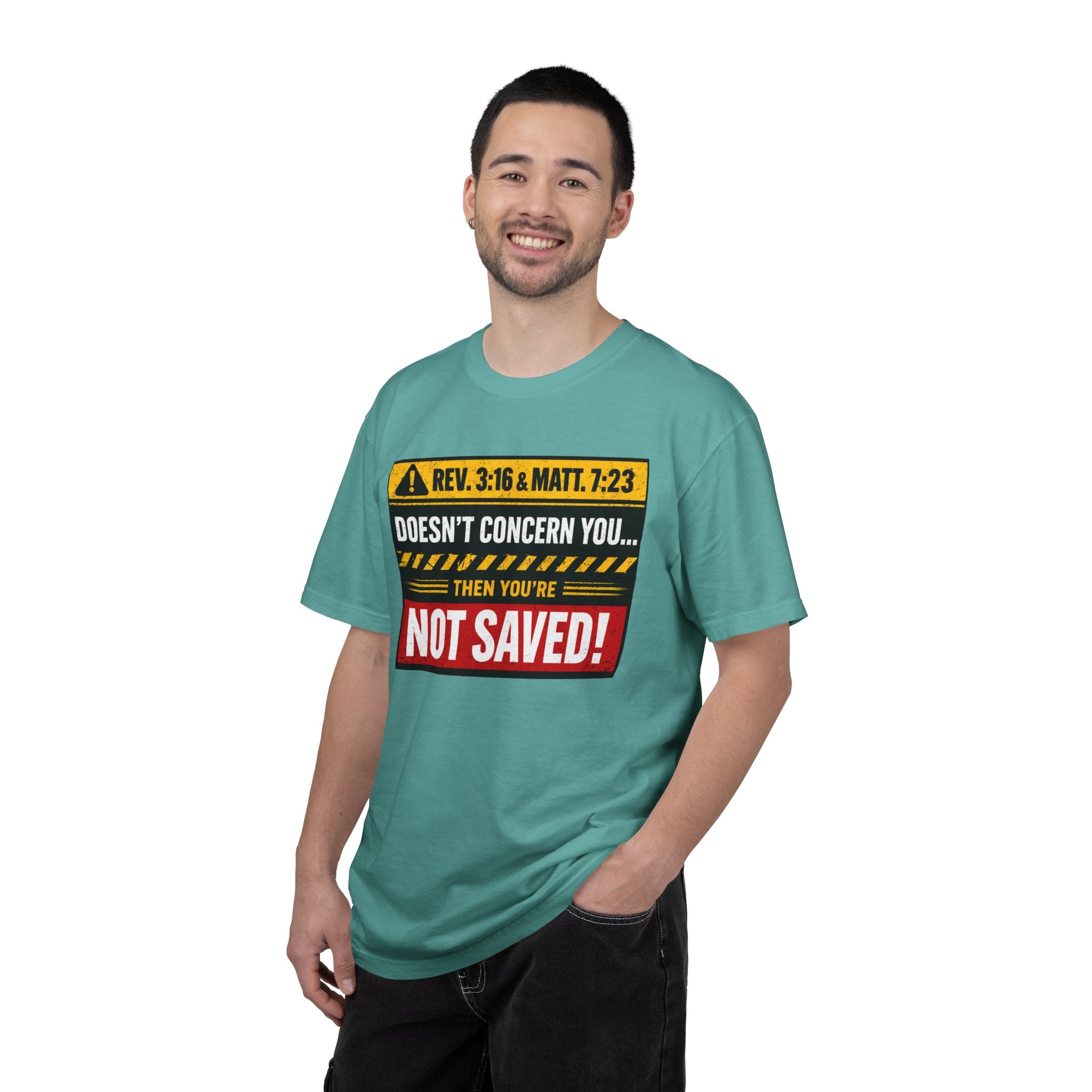 "Doesn't Concern You" faith tee - Light Colors