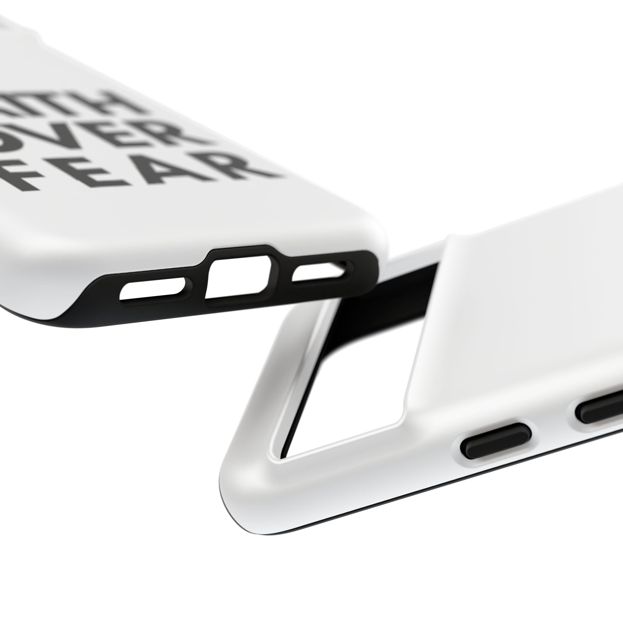Faith Over Fear Phone Case — Inspirational Christian Protective Cover