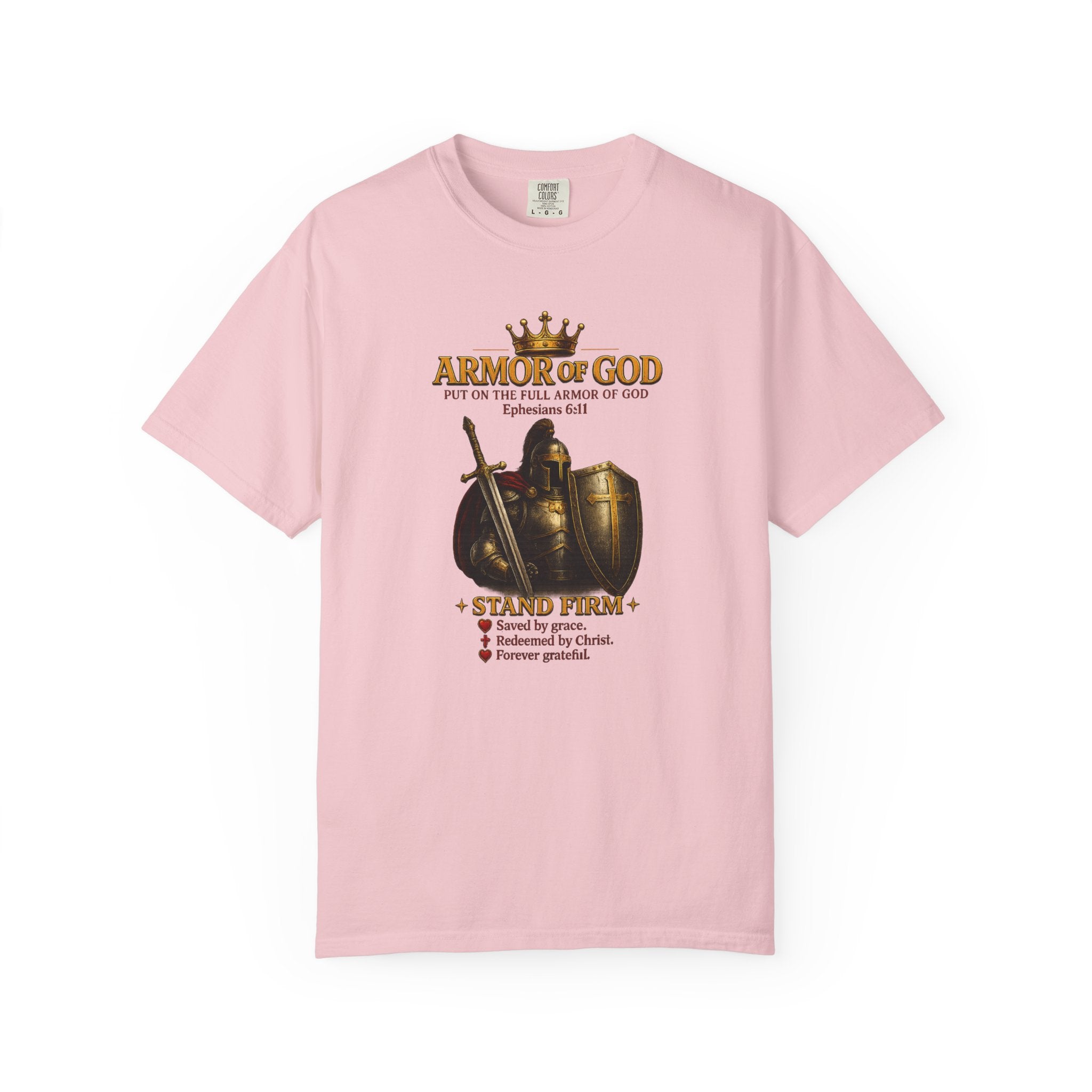Armor of God T-Shirt — Christian Faith Warrior Faith-Based Tee