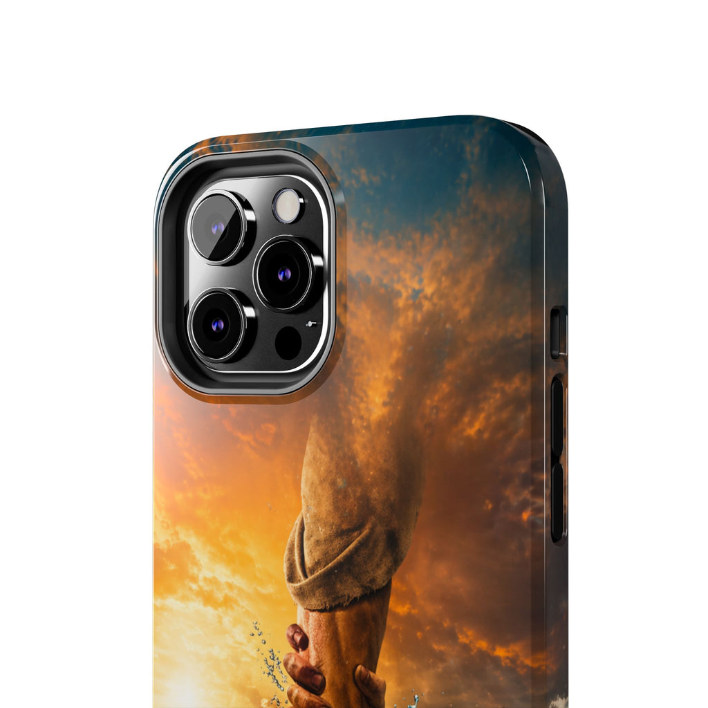Phone Case — 'He Will Lift You' Inspirational Rescue Design