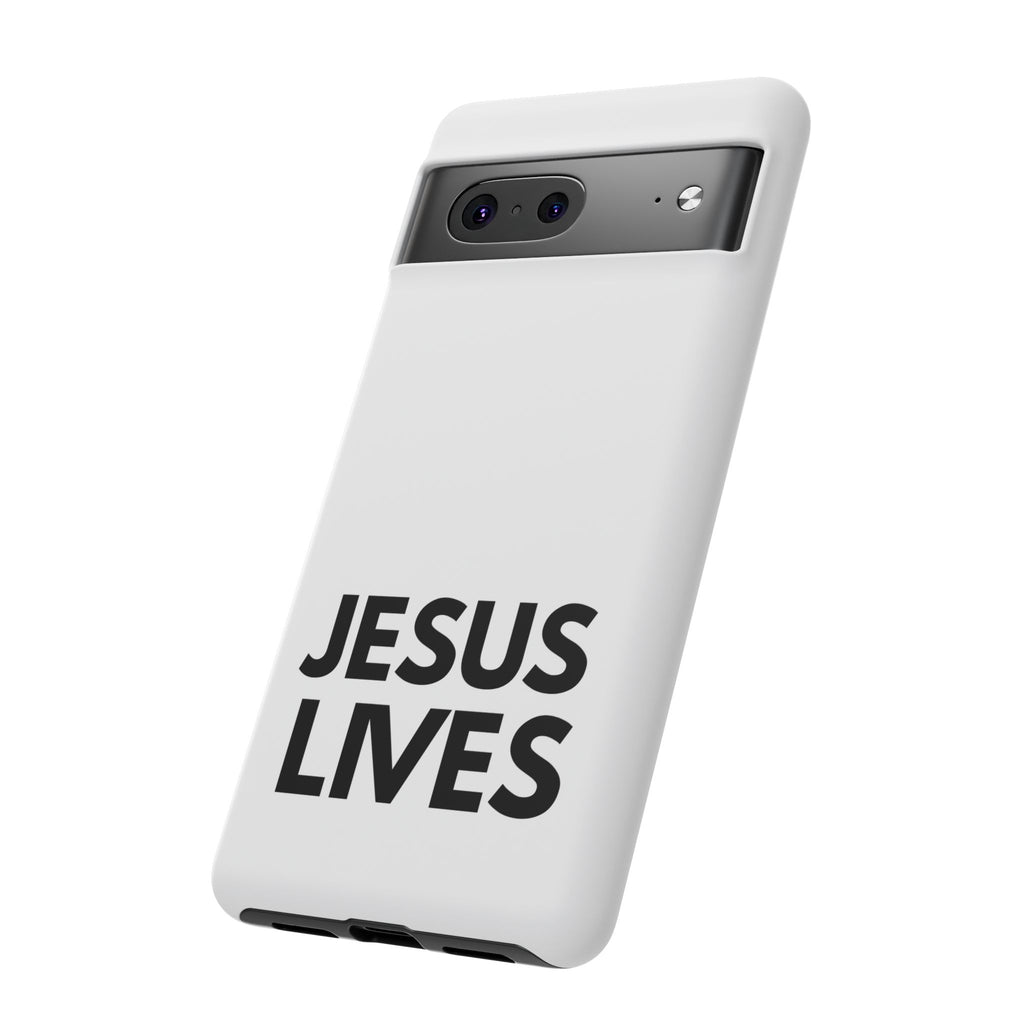 Jesus Lives Phone Case — Christian Faith Protective Phone Cover
