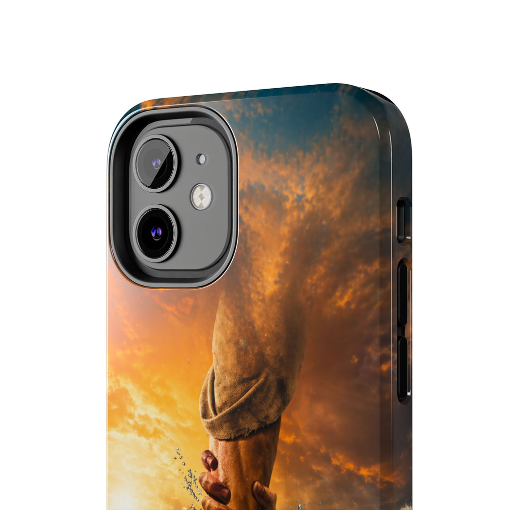 Phone Case — 'He Will Lift You' Inspirational Rescue Design