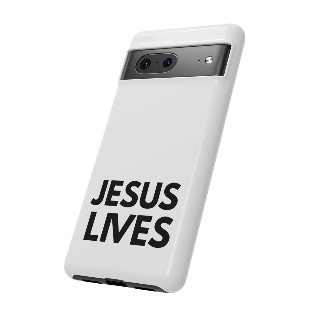 Jesus Lives Phone Case — Christian Faith Protective Phone Cover