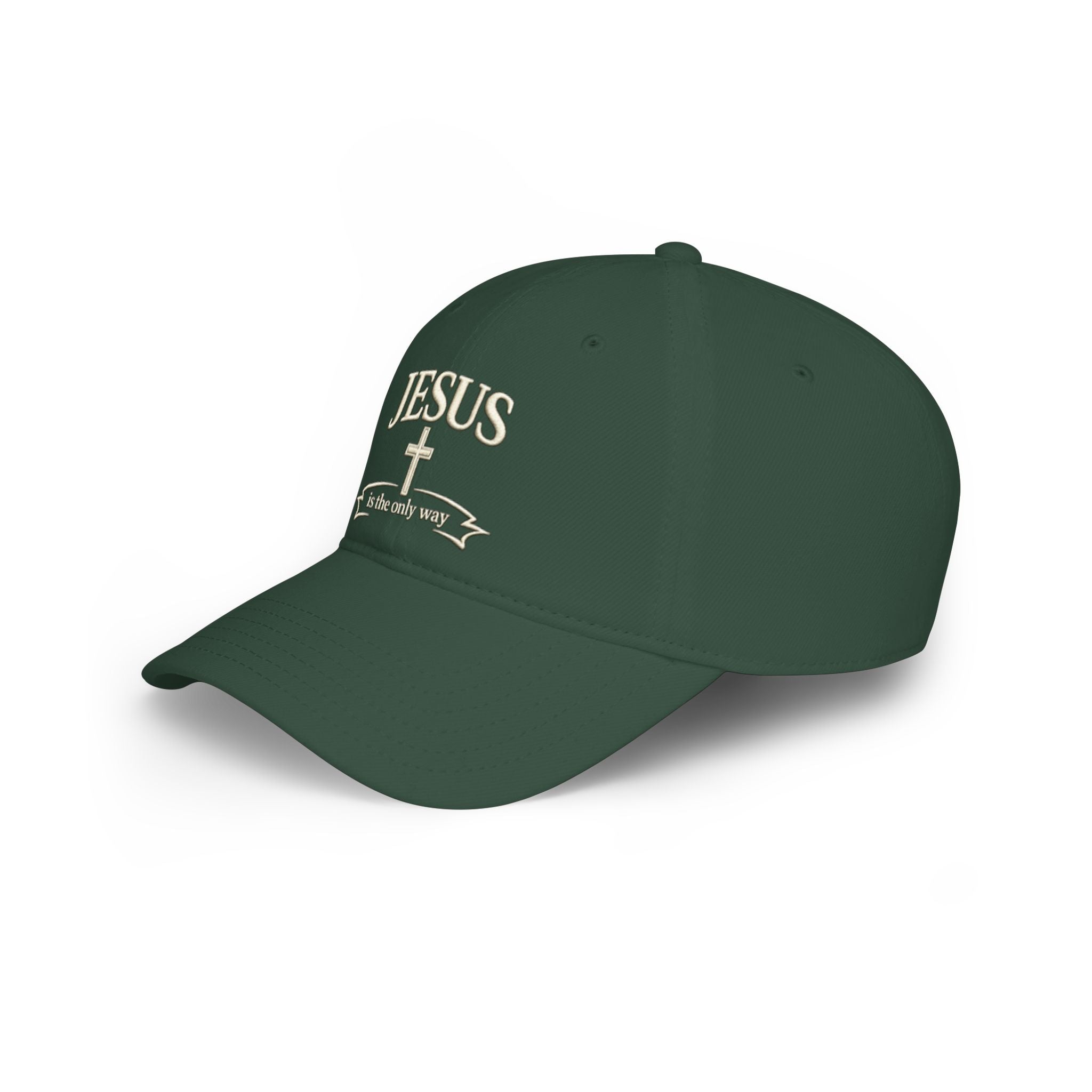 Jesus Is The Only Way Baseball Cap — Christian Faith Low Profile Hat