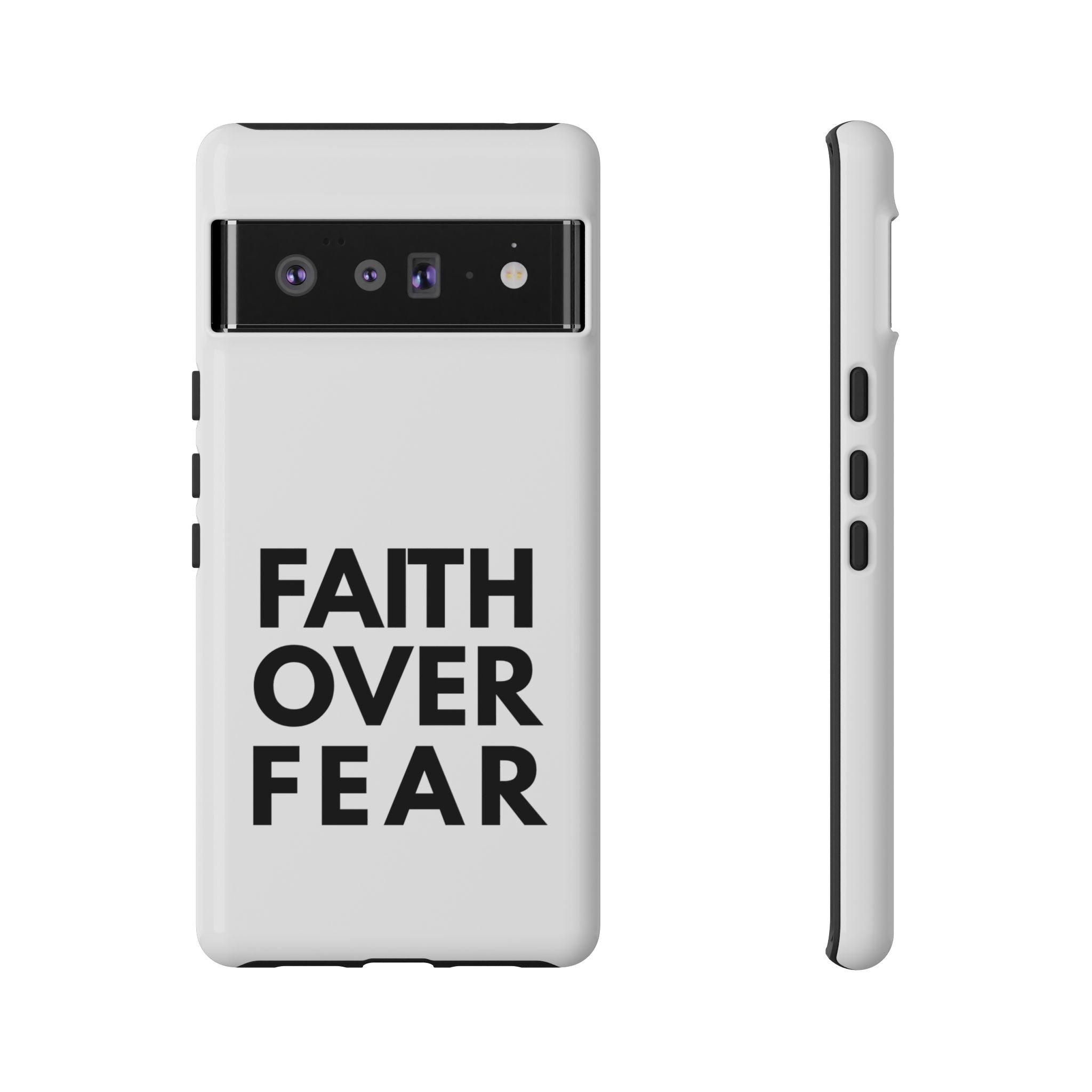 Faith Over Fear Phone Case — Inspirational Christian Protective Cover