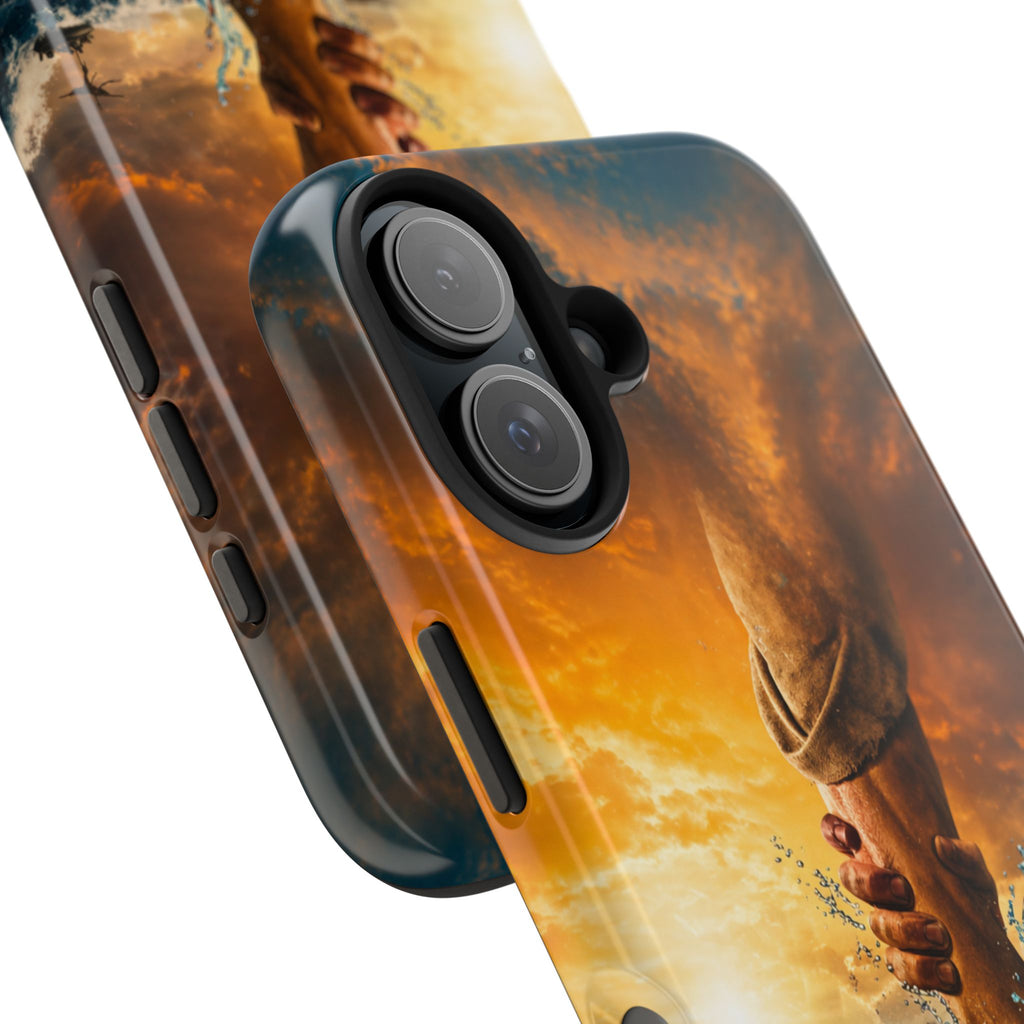 Phone Case — 'He Will Lift You' Inspirational Rescue Design