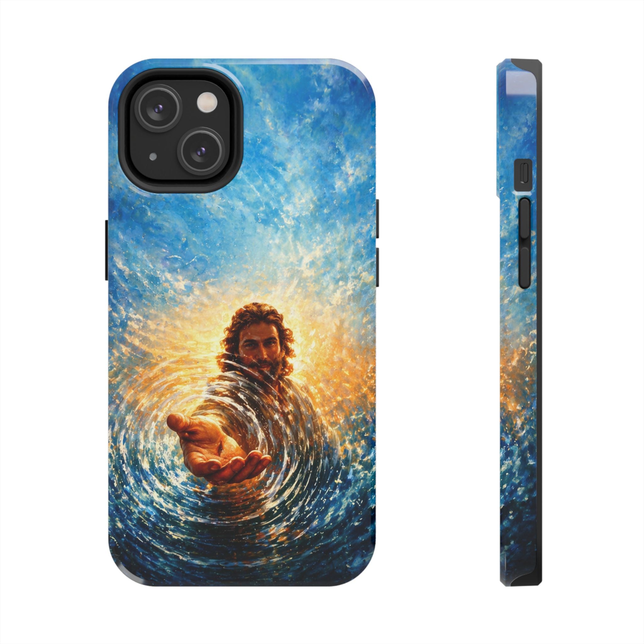 Phone Case — Inspirational Jesus Reach Design, Protective Tough Christian iPhone Cover