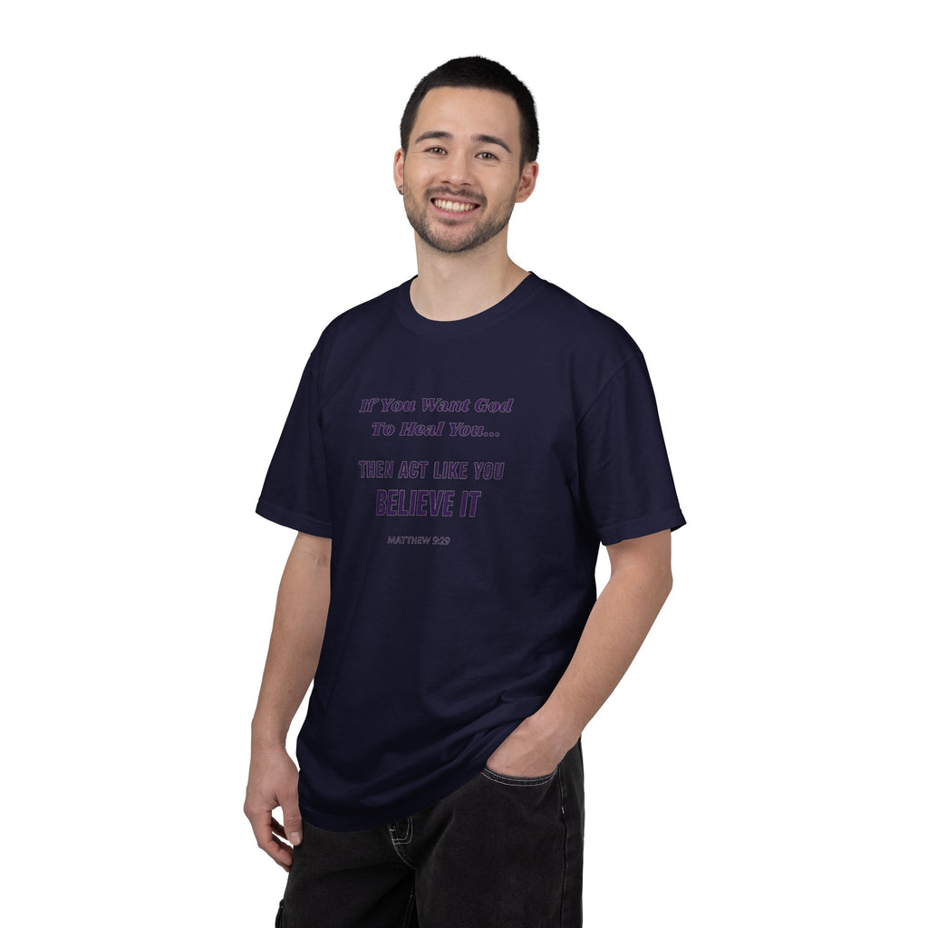 Copy of Believe It Tee — Inspirational Christian Faith T-Shirt (Matthew 9:29)