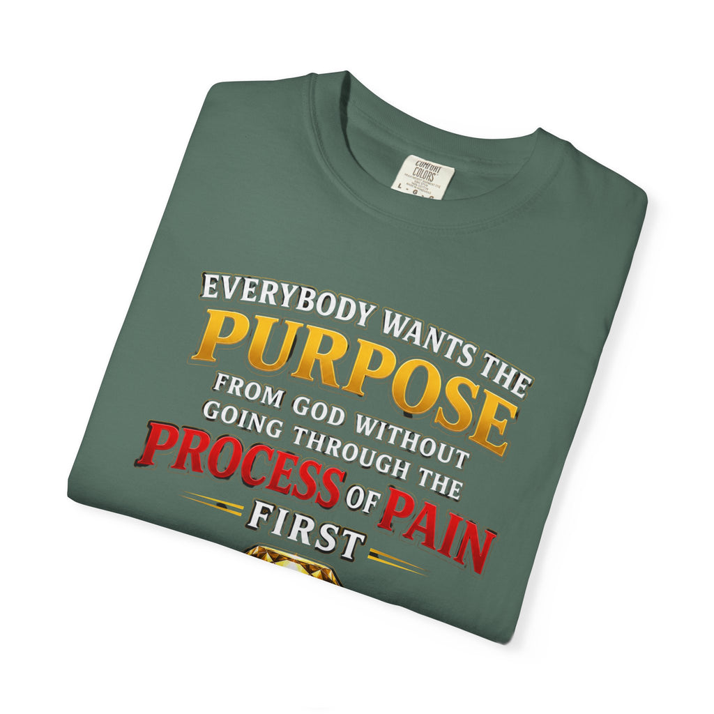 Purpose Through Pain T-Shirt — Romans 5:3-4 Inspirational Faith Tee