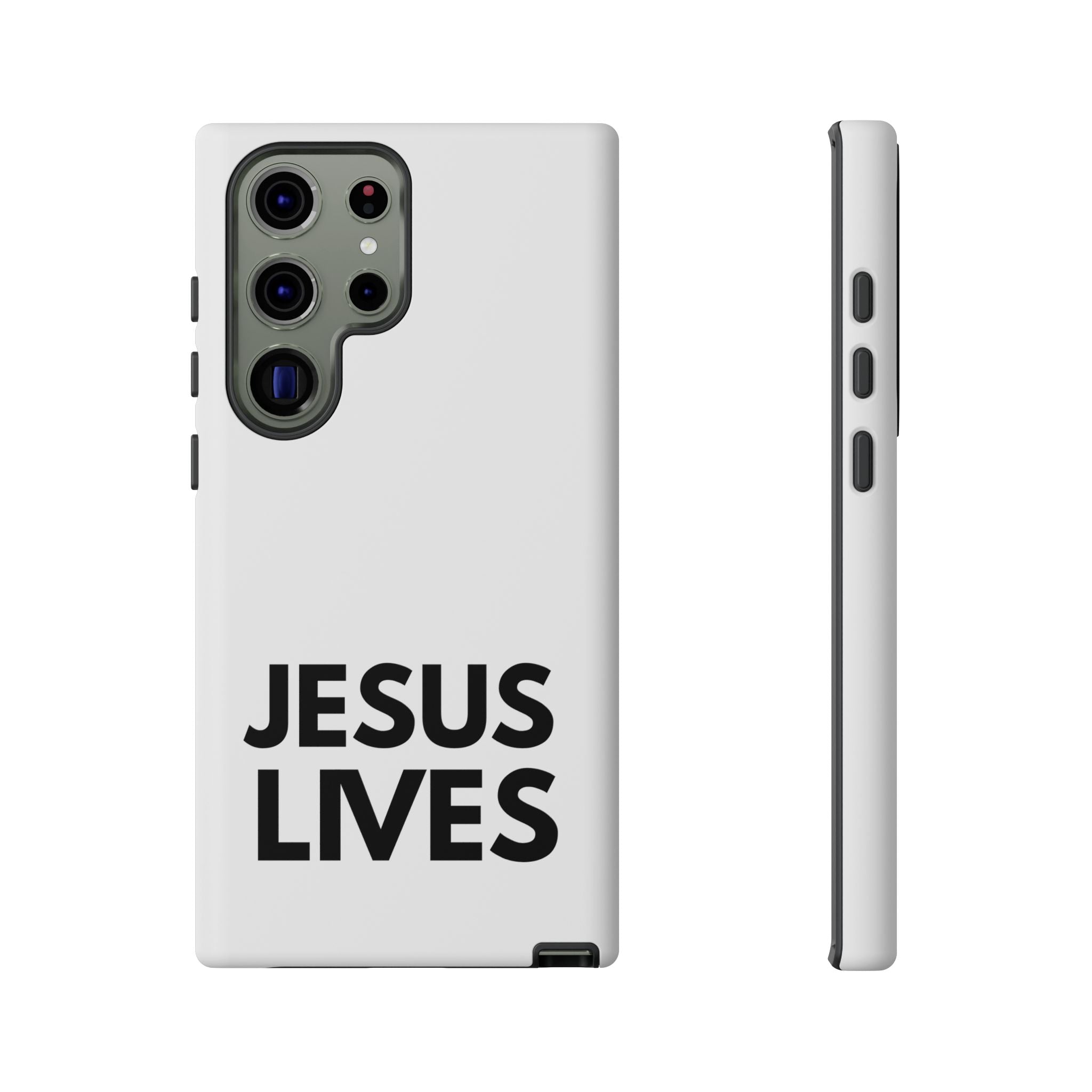 Jesus Lives Phone Case — Christian Faith Protective Phone Cover