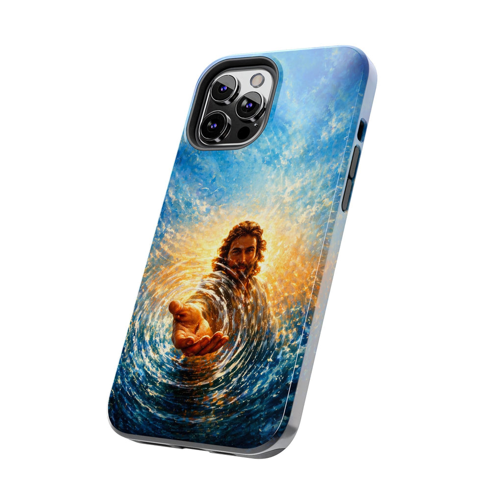 Phone Case — Inspirational Jesus Reach Design, Protective Tough Christian iPhone Cover
