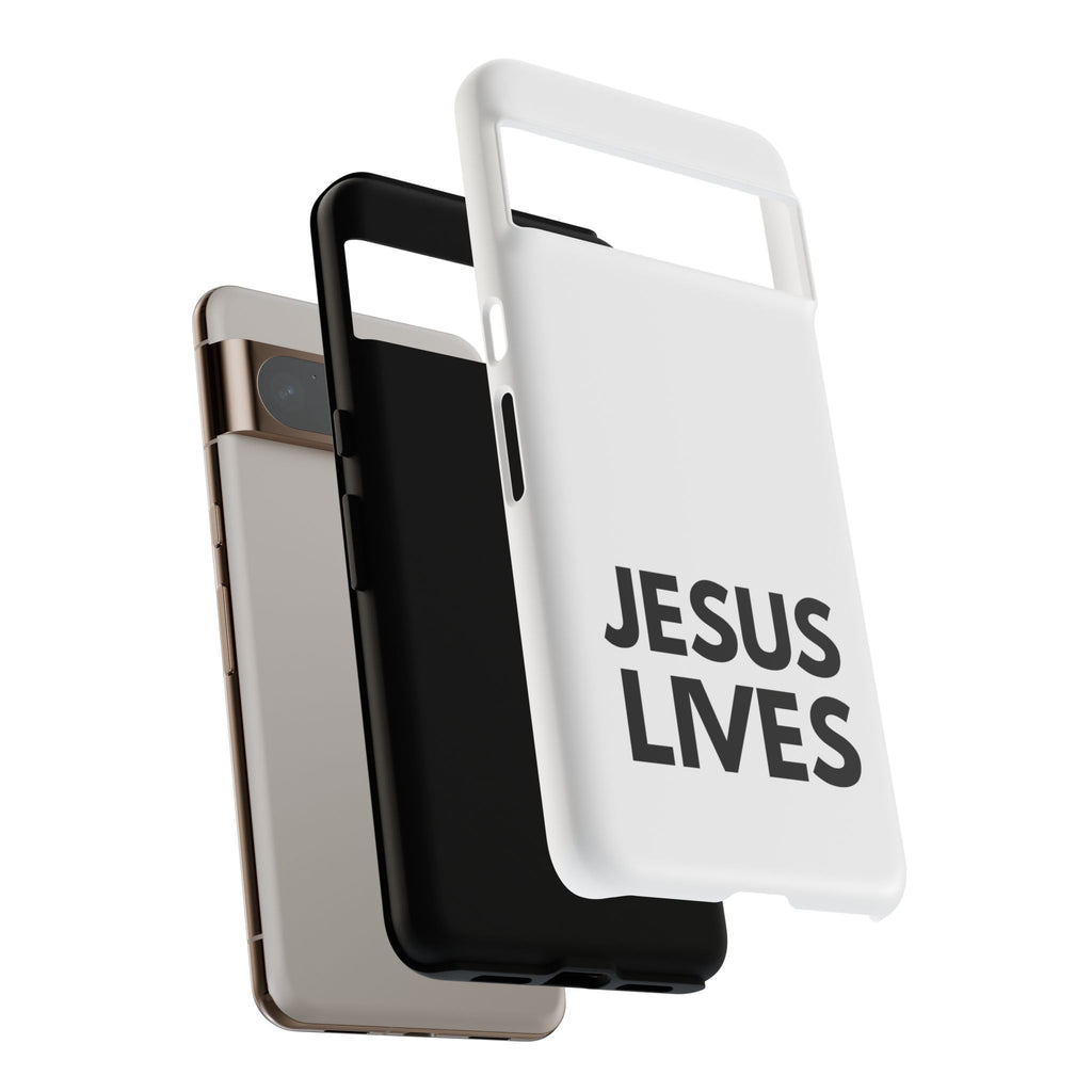 Jesus Lives Phone Case — Christian Faith Protective Phone Cover