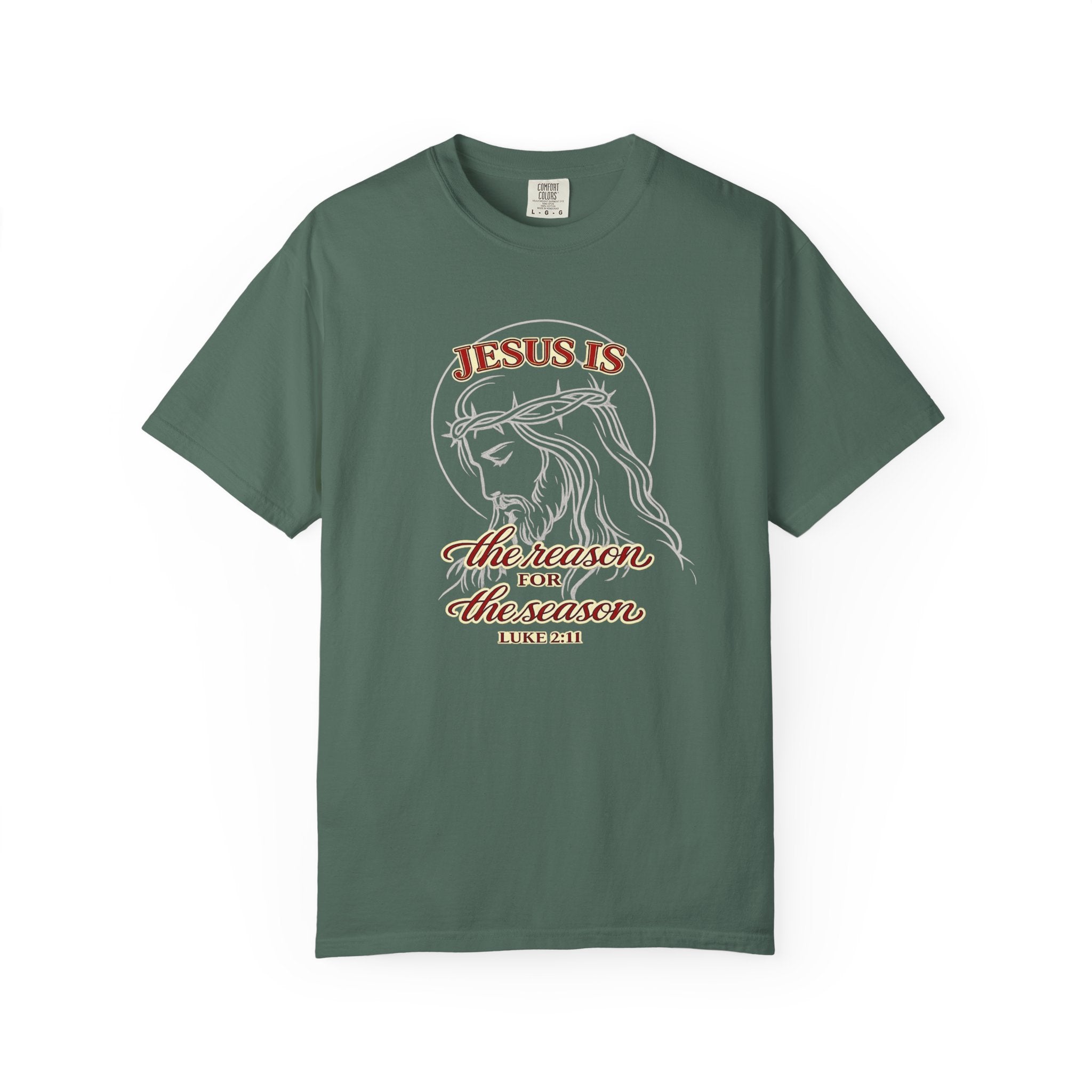 Jesus Is The Reason For The Season T-Shirt — Christmas Christian Faith Tee