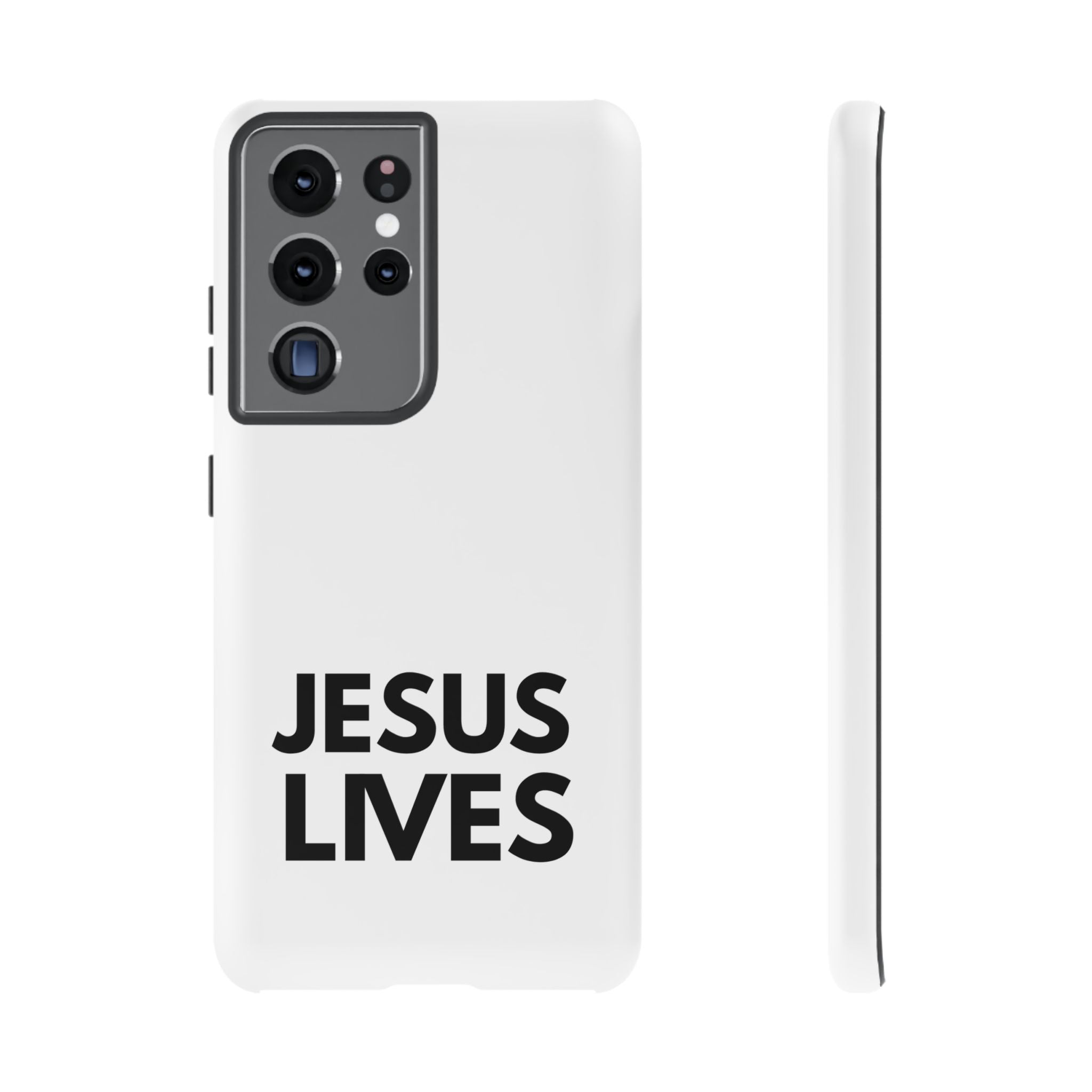 Jesus Lives Phone Case — Christian Faith Protective Phone Cover