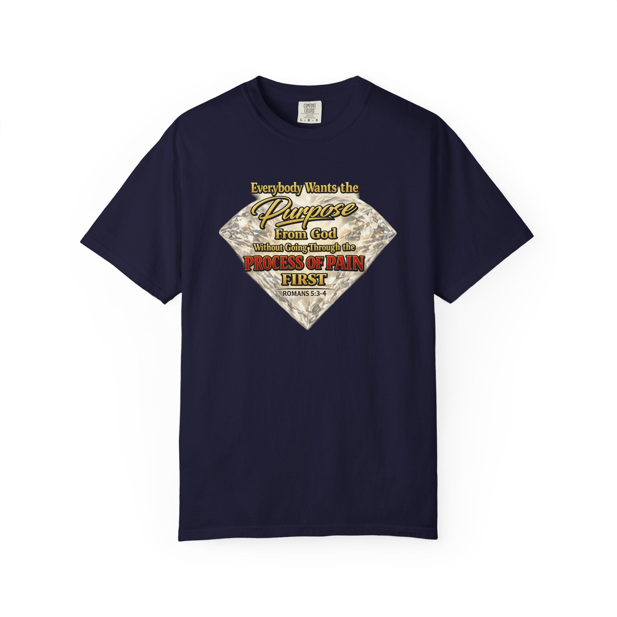Faith Diamond T-Shirt — "Purpose From God" Inspirational Christian Tee