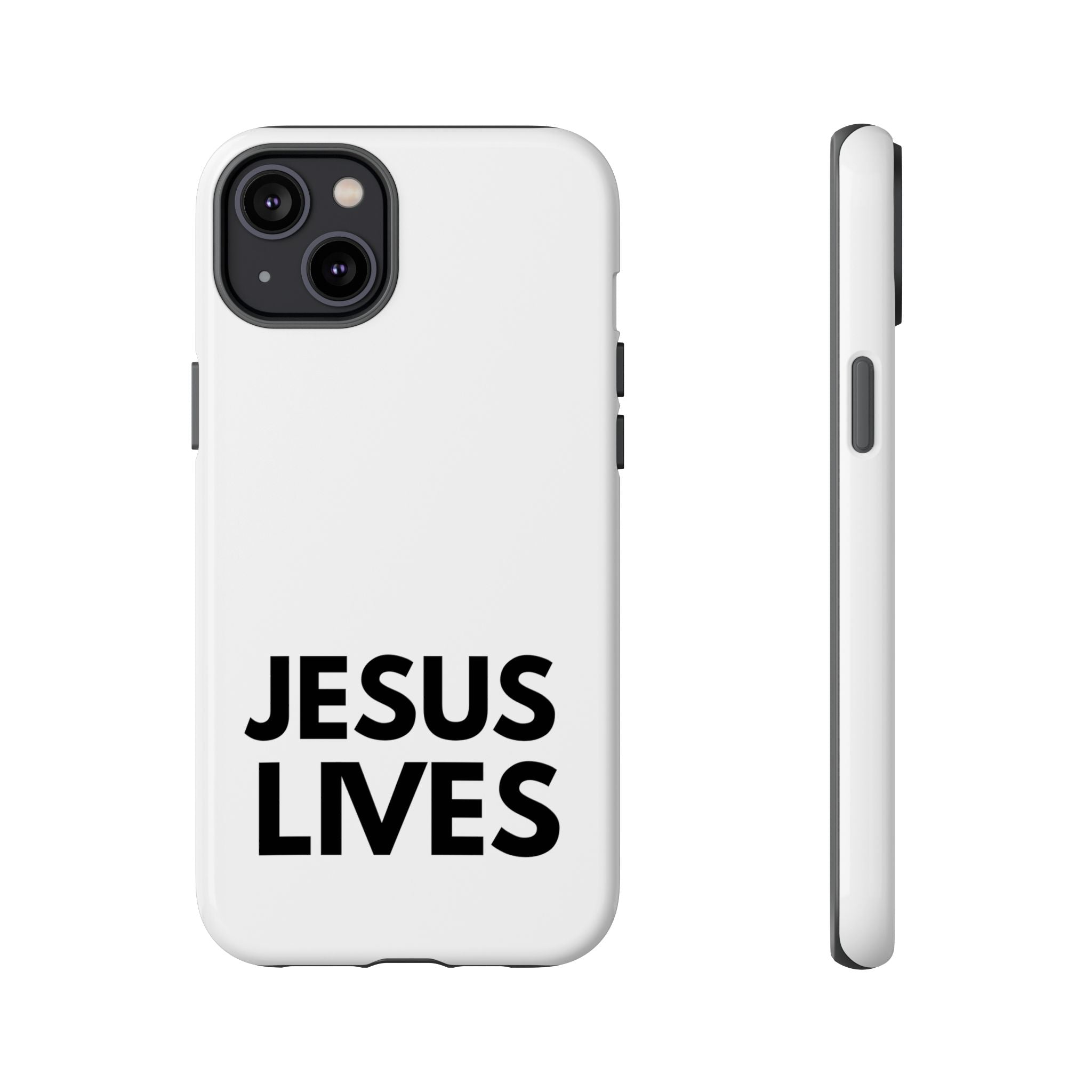Jesus Lives Phone Case — Christian Faith Protective Phone Cover