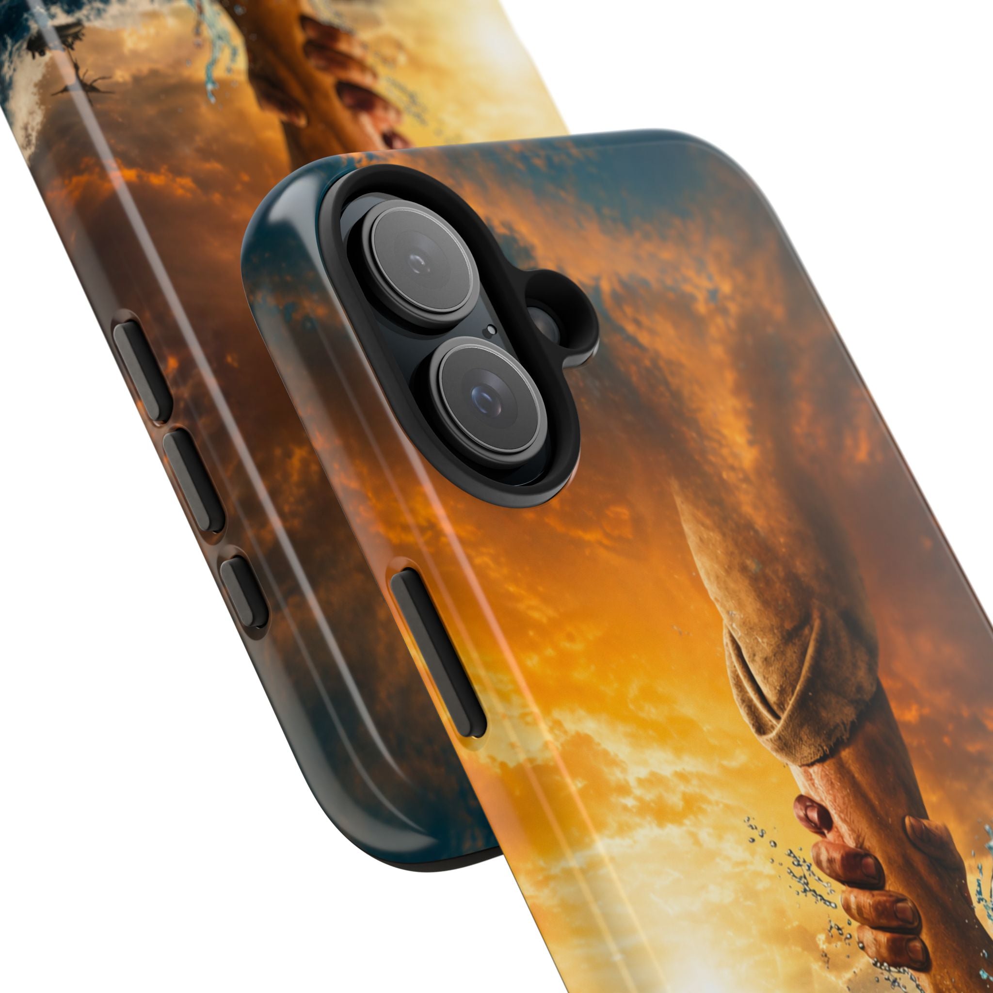 Phone Case — 'He Will Lift You' Inspirational Rescue Design