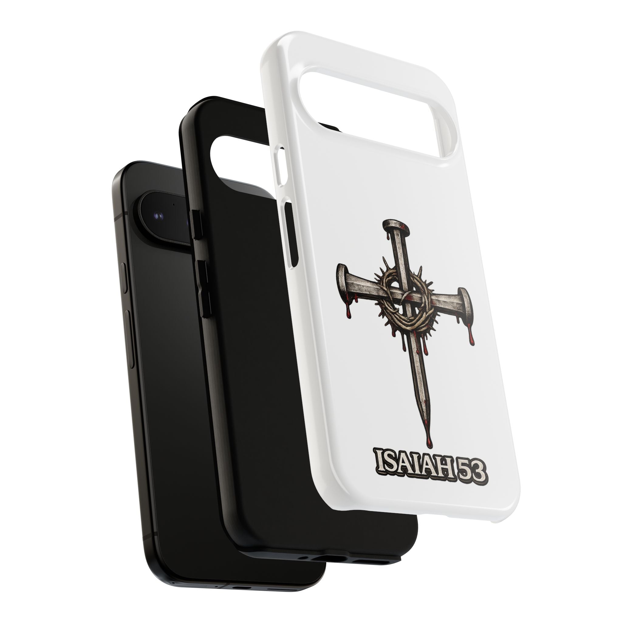 Isaiah 53 Cross Phone Case – Christian Faith Tough Phone Cover
