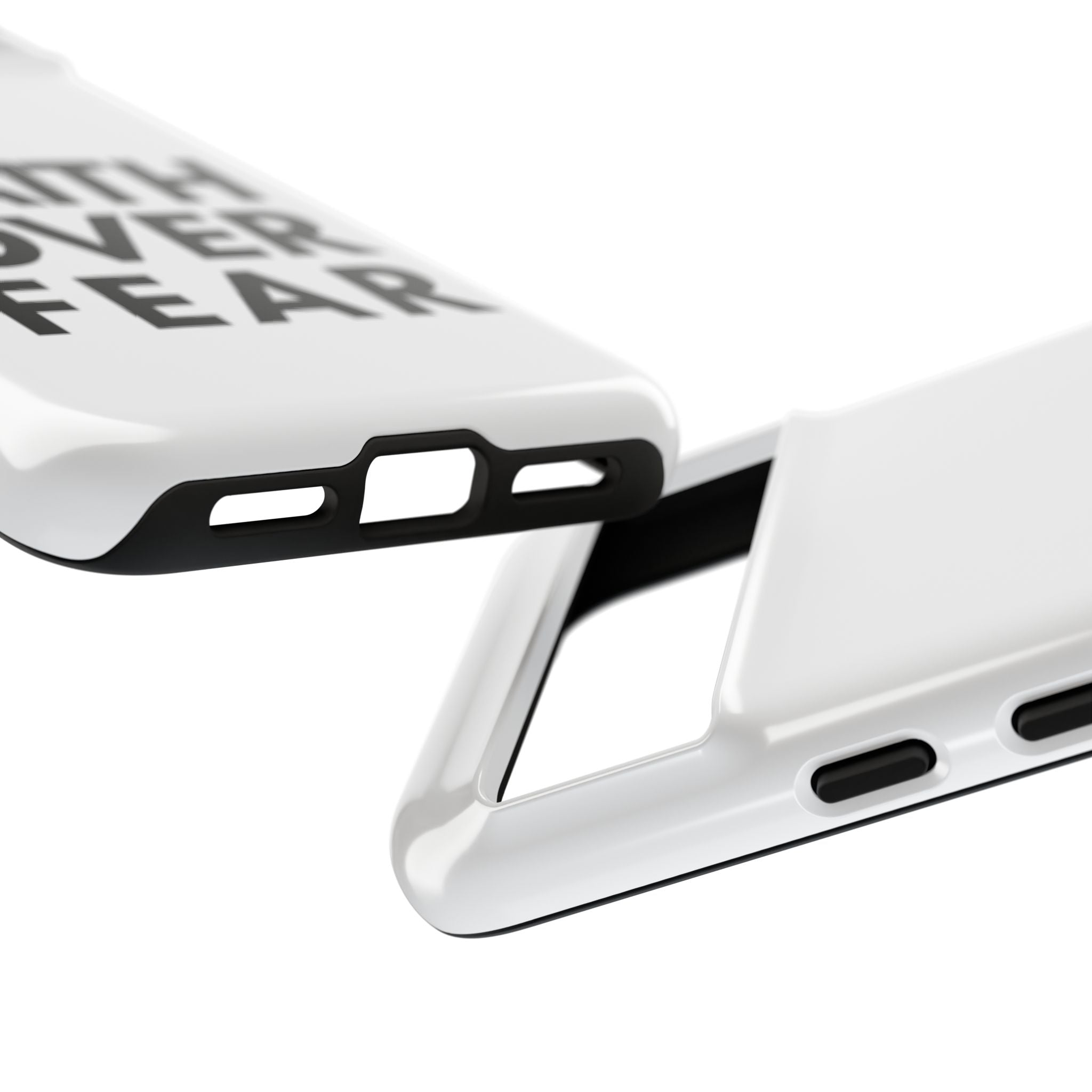 Faith Over Fear Phone Case — Inspirational Christian Protective Cover