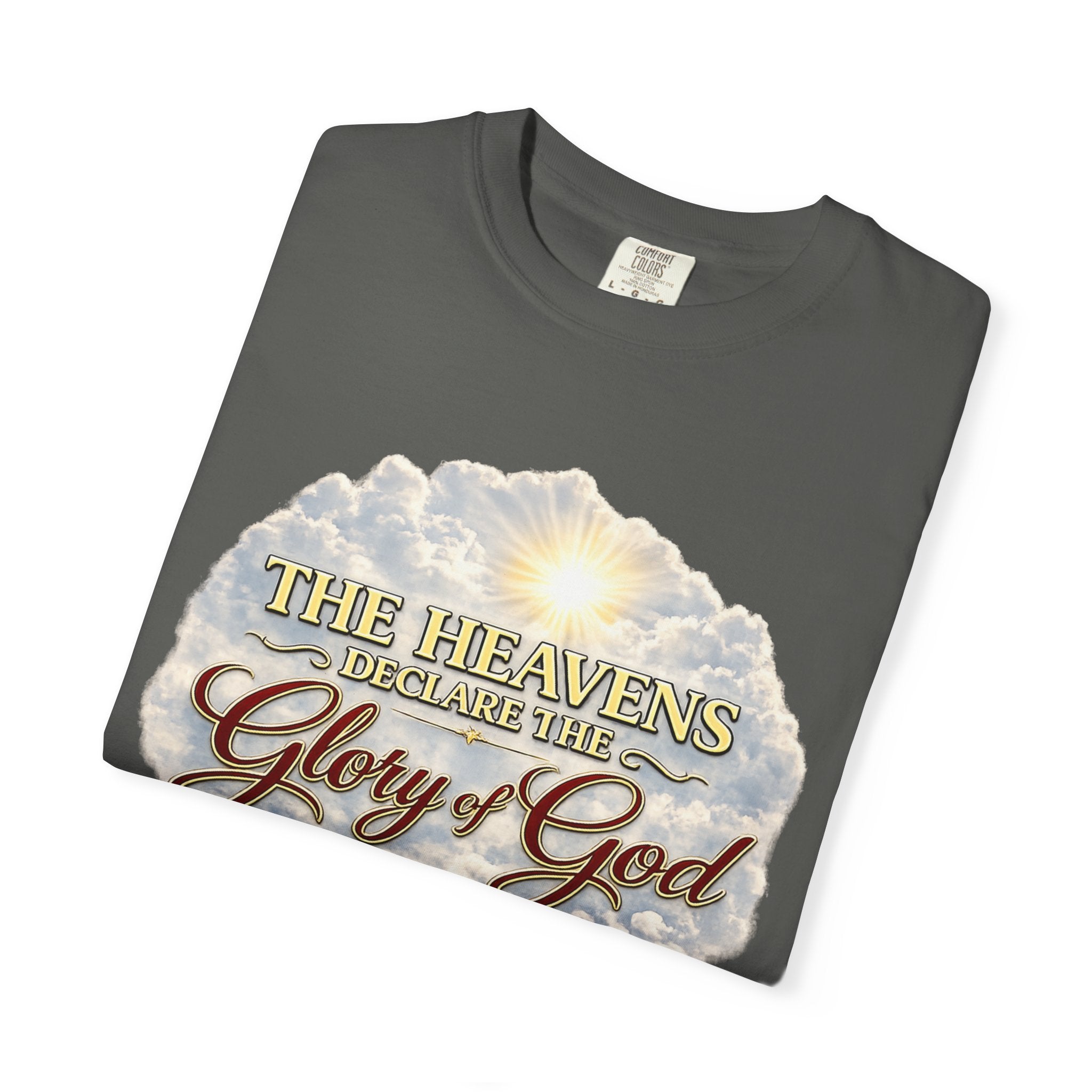 Glory of God T-Shirt — Psalm 19:1 Inspirational Christian Tee
