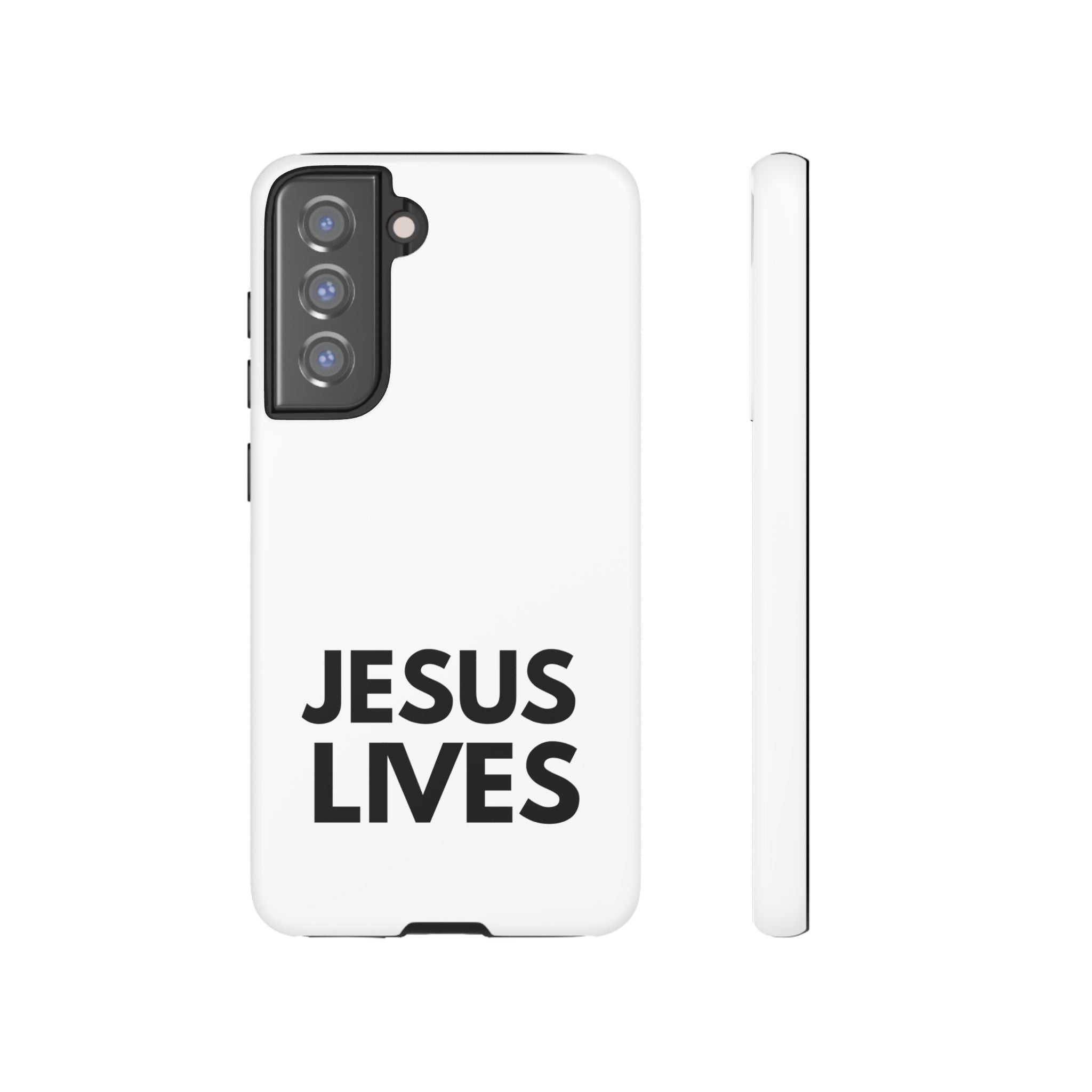 Jesus Lives Phone Case — Christian Faith Protective Phone Cover