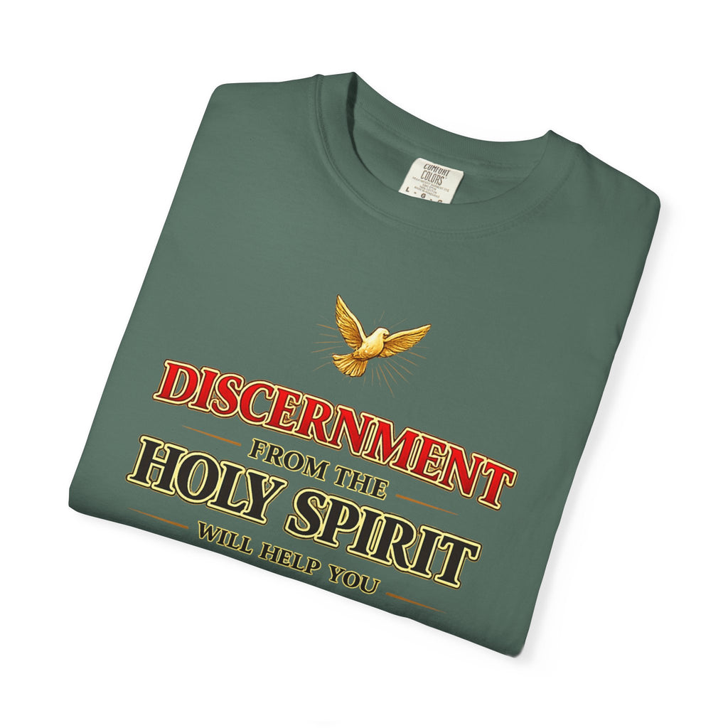 Discernment from the Holy Spirit T-Shirt — Proverbs 3:5-6 Christian Faith Tee