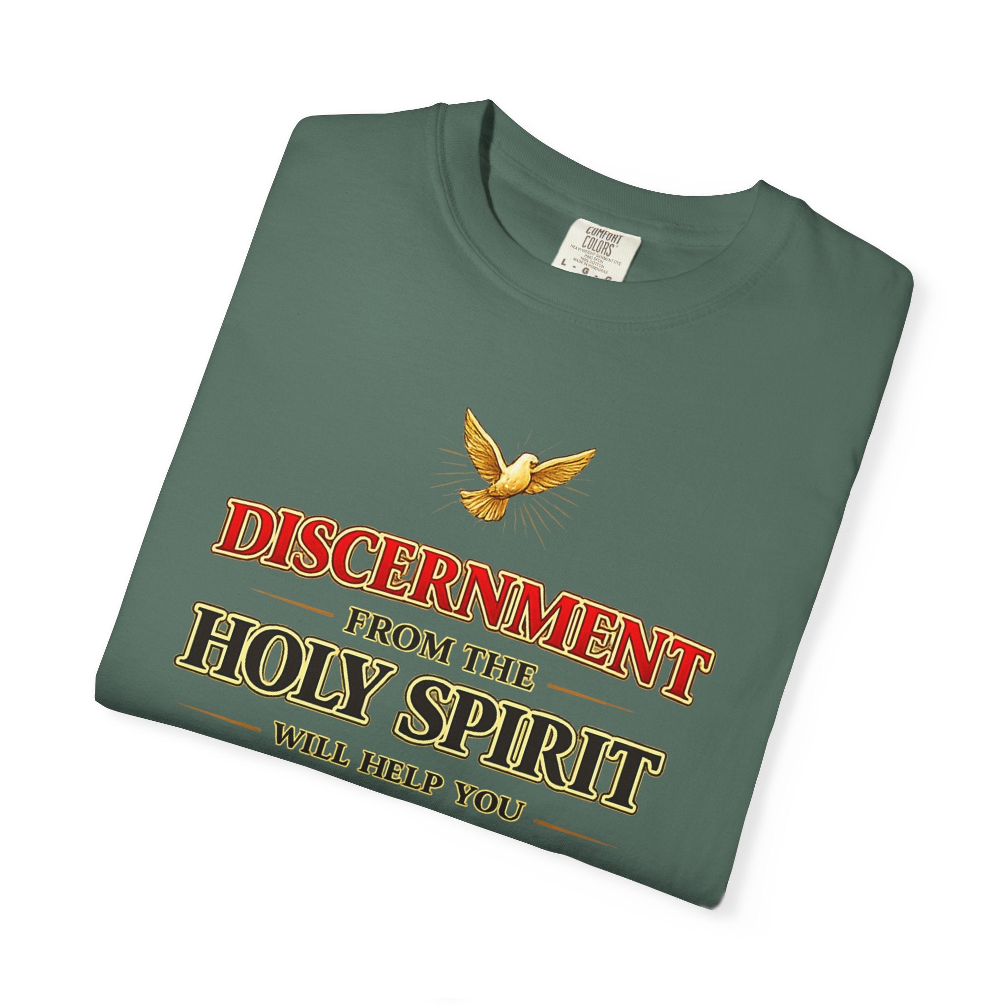 Discernment from the Holy Spirit T-Shirt — Proverbs 3:5-6 Christian Faith Tee